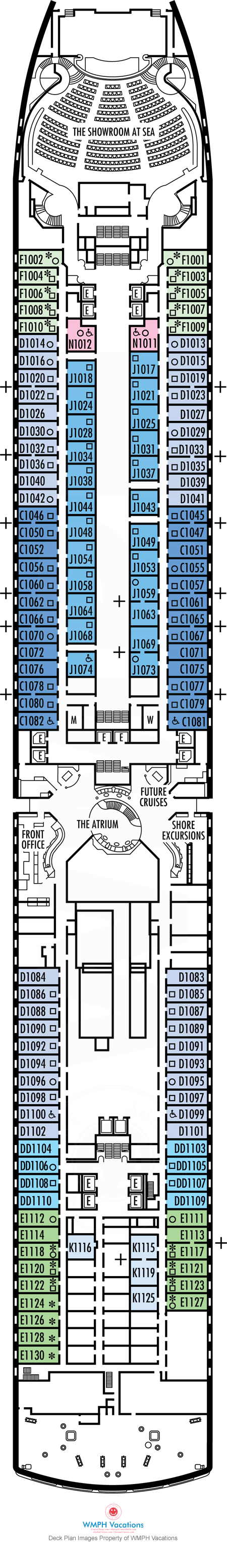 Nieuw Amsterdam - Main Deck 